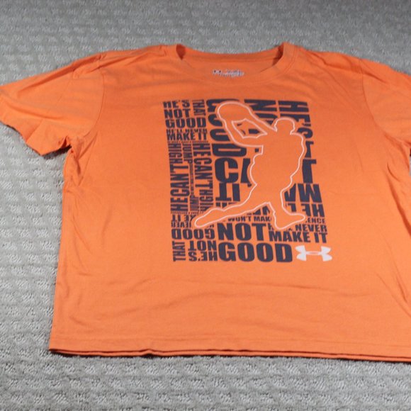 Set of 3 Under Armour Size YXL Cotton /Polyester Blend Tee Shirts - Picture 10 of 13